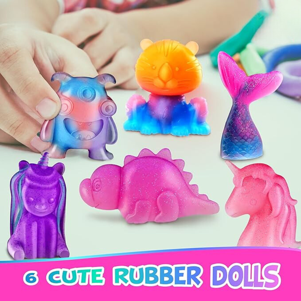 Kreativní DIY sada Squishy figurek (6+ roky)