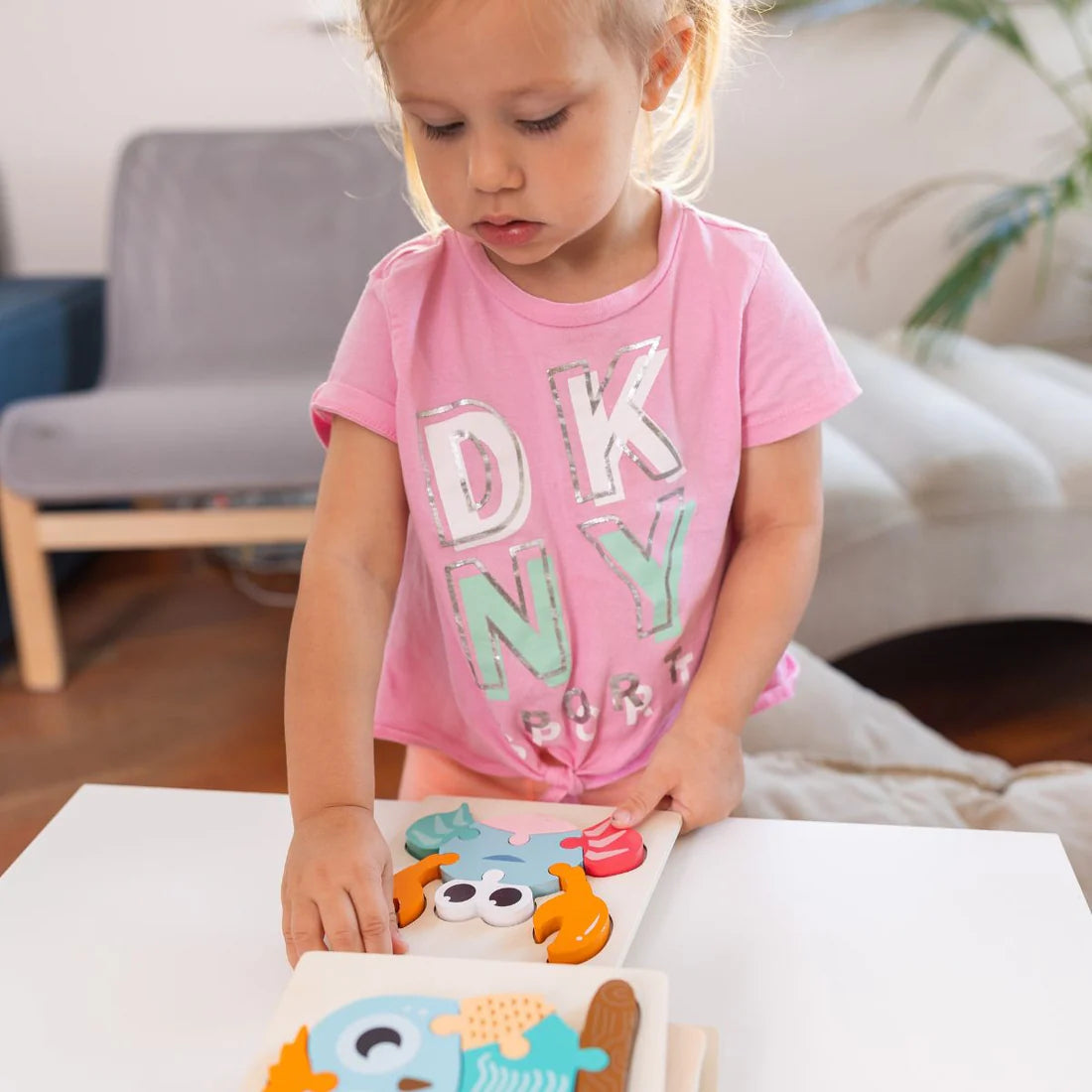 6 dřevěných montessori skládaček – Auta (od 6 měsíců)