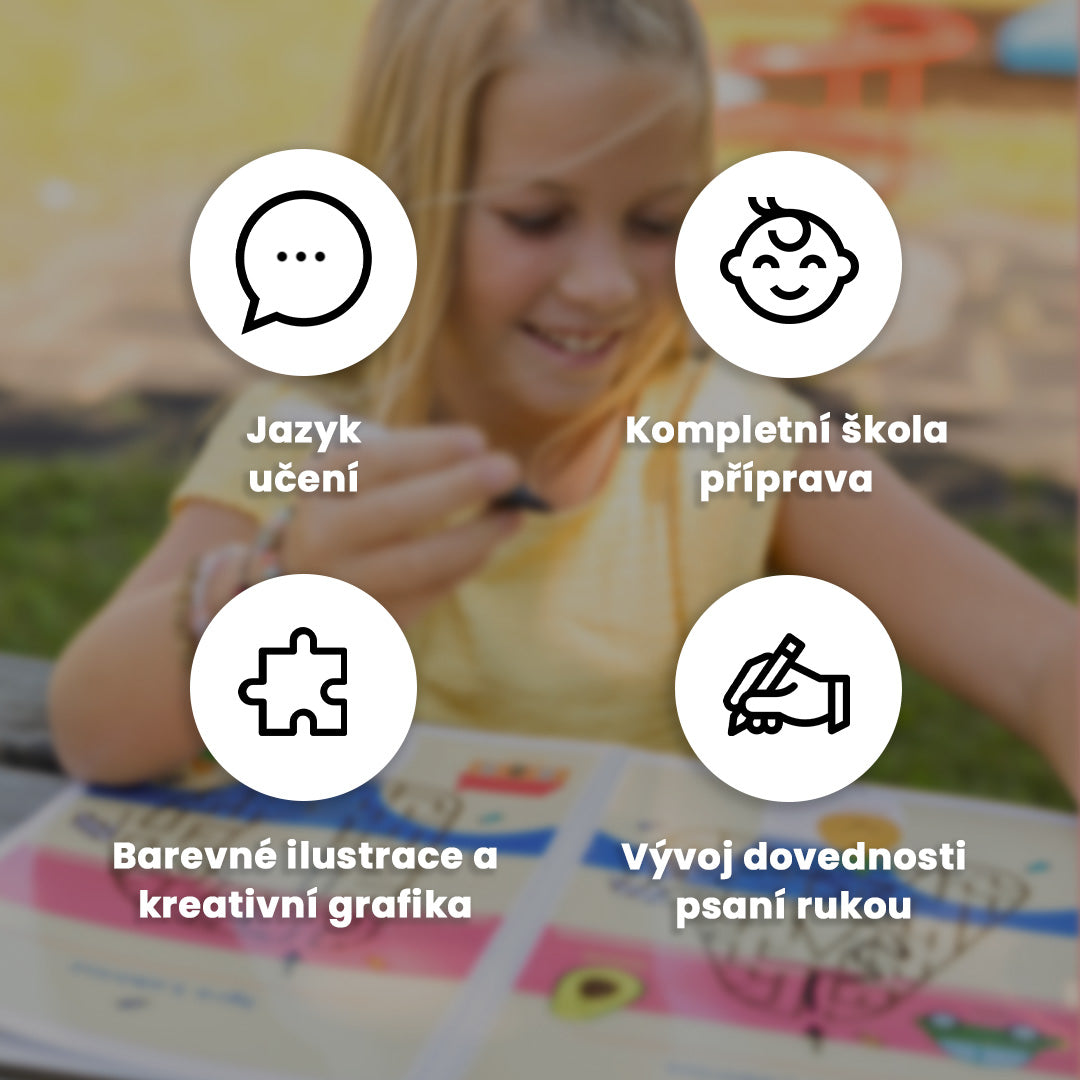 Montessori první cvičební kniha angličtiny