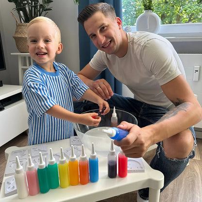 REFIL balíček pro tvoření vodních skřítků – 4 barvy + 1 kouzelný prášek