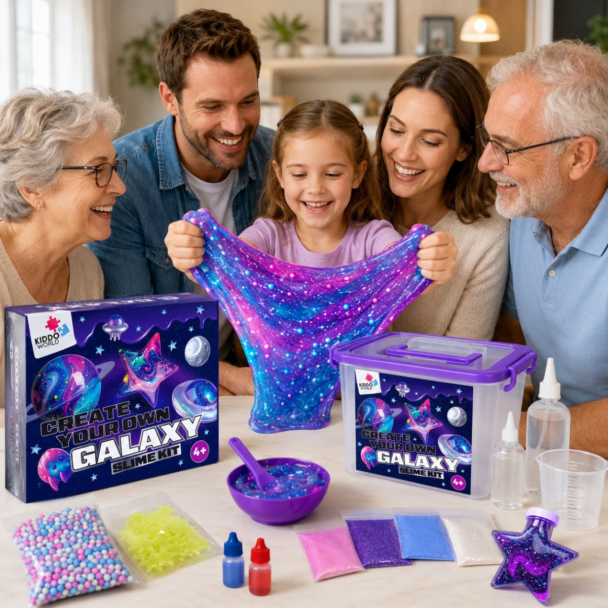 DIY Slime Squishies – Galaxie (4+ let)