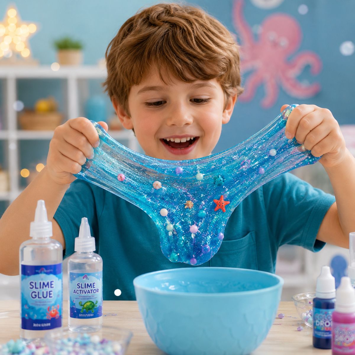 DIY Slime Squishies – Mořská panna (4+ roky)