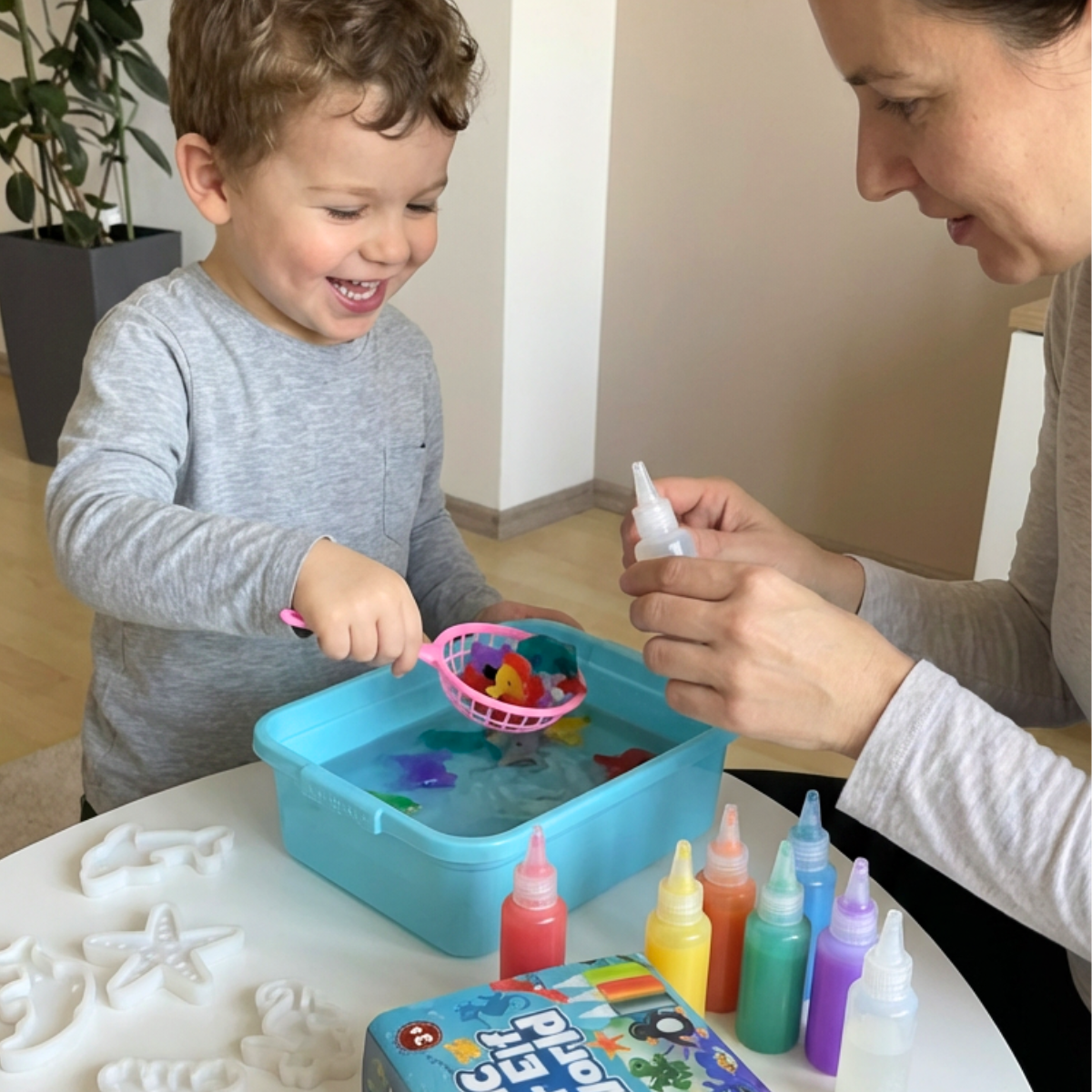 Kouzelná vodní skřítci s TŘPYTKAMI | Mořský svět | 8 barev | pro děti 3+