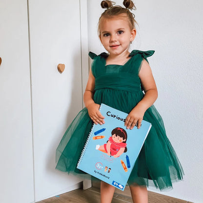 Curious Child – Piš a smaž sešit pro nácvik psaní, znovupoužitelný (64 stran, 3–6 let)