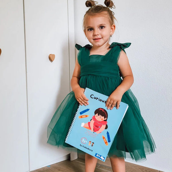 Curious Child – Piš a smaž sešit pro nácvik psaní, znovupoužitelný (64 stran, 3–6 let)