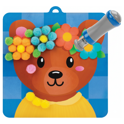 Pom Pom Kit | Senzorická kreativní hra s chlupatými kuličkami | pro děti 5+