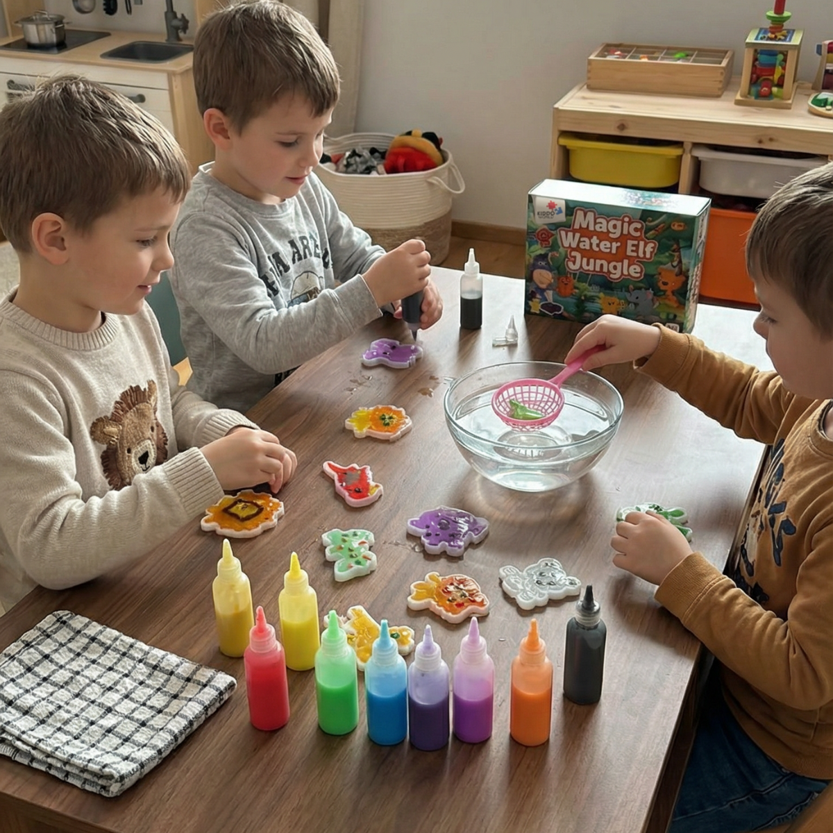 Kouzelný tropický svět s třpytkami