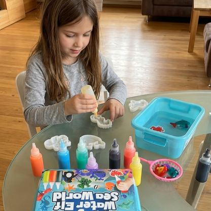 Kouzelná vodní skřítci s TŘPYTKAMI | Mořský svět | 8 barev | pro děti 3+