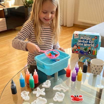 Kouzelná vodní skřítci s TŘPYTKAMI | Mořský svět | 8 barev | pro děti 3+