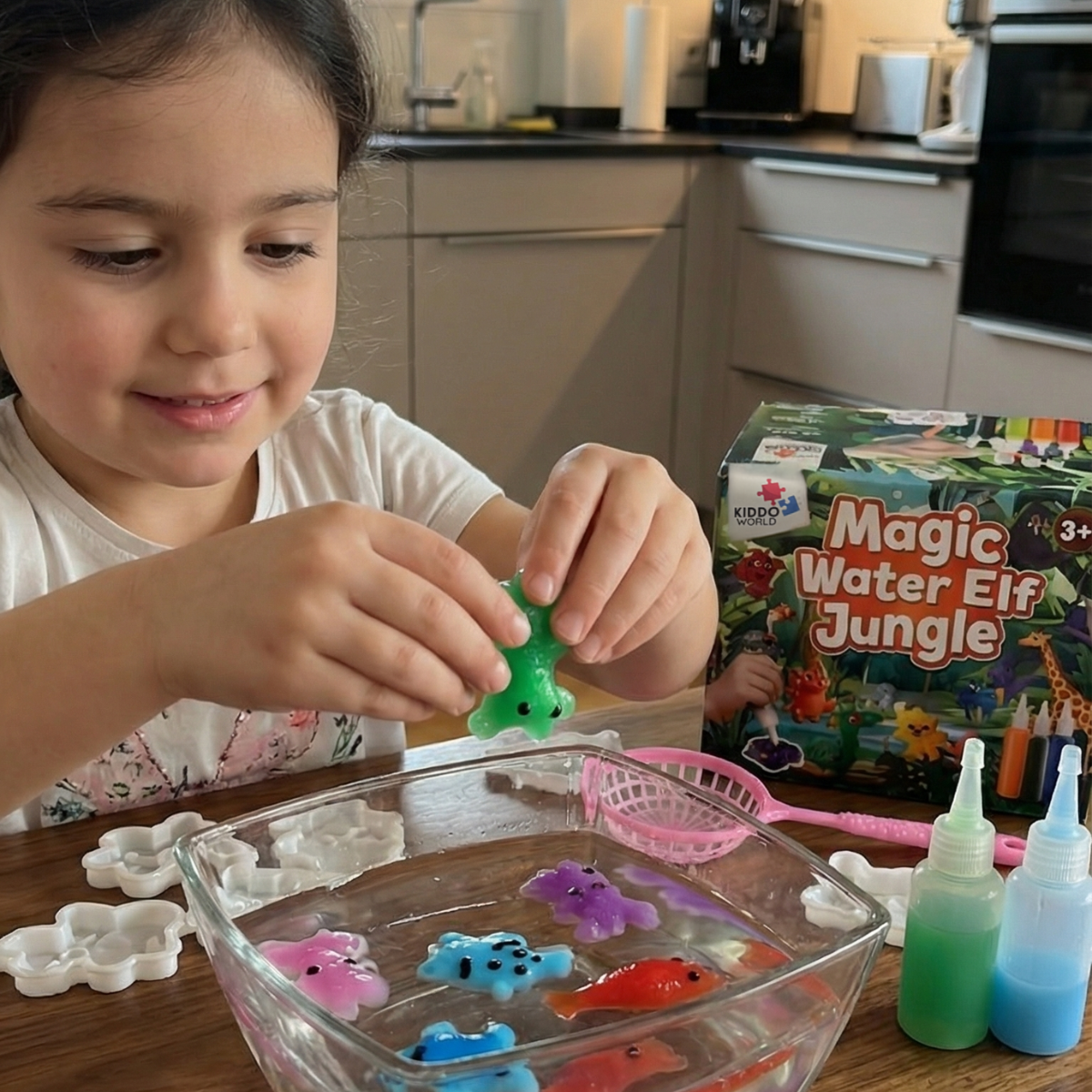 Kouzelný tropický svět s třpytkami