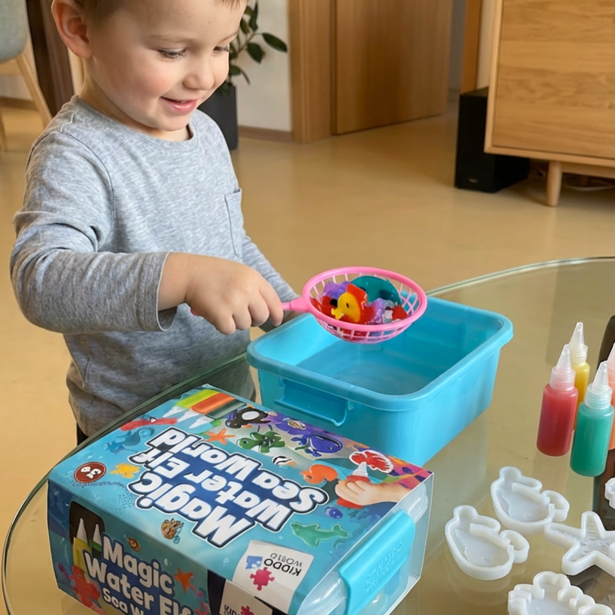 Kouzelná vodní skřítci s TŘPYTKAMI | Mořský svět | 8 barev | pro děti 3+