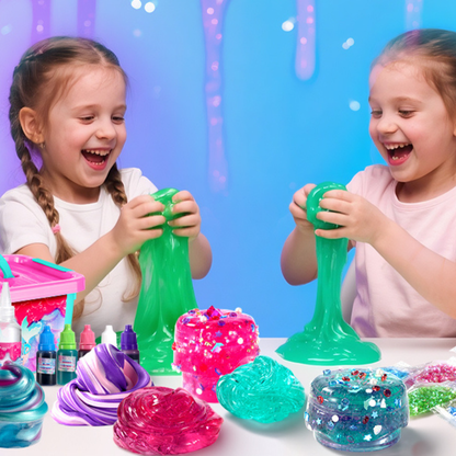Ocean Mermaids Slime Kit | Vytvoř si svůj slizký mořský svět | pro děti 4+
