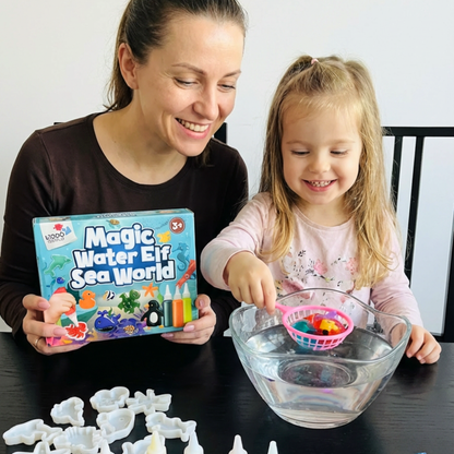 Kouzelná vodní skřítci s TŘPYTKAMI | Mořský svět | 8 barev | pro děti 3+