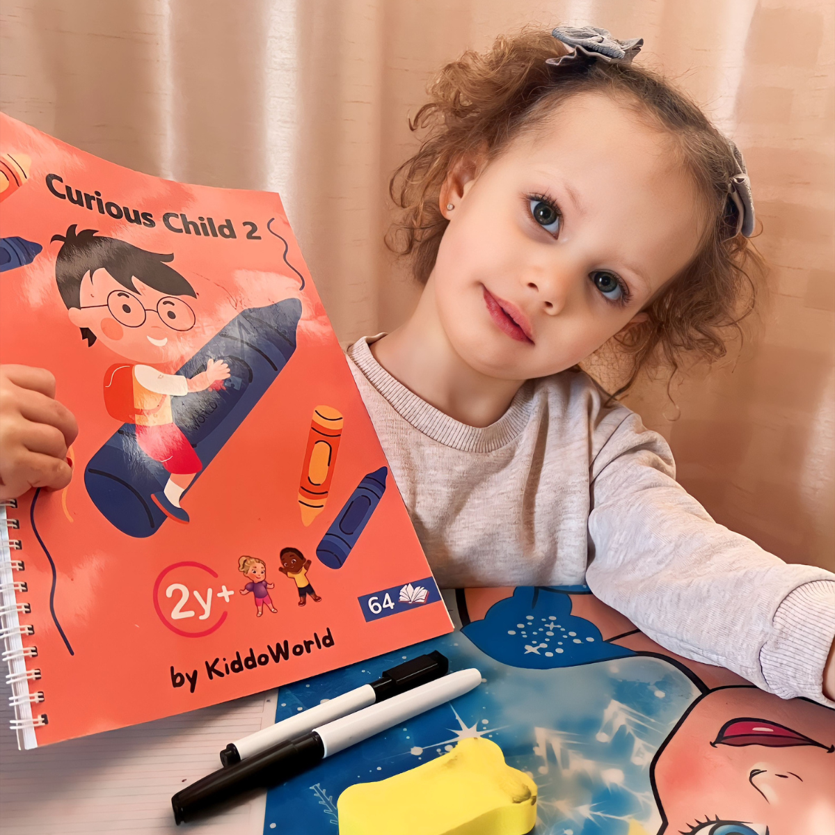 Super balíček SMART KID – 3x piš a smaž sešity pro nácvik psaní, opakovaně použitelné (Celkem 192 stran, 2–6 let)
