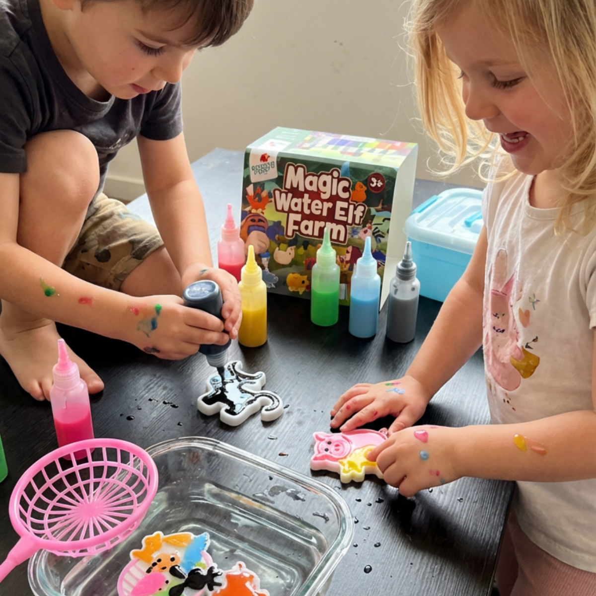 Kouzelná vodní skřítci s TŘPYTKAMI | Farma | 8 barev | pro děti od 3 let