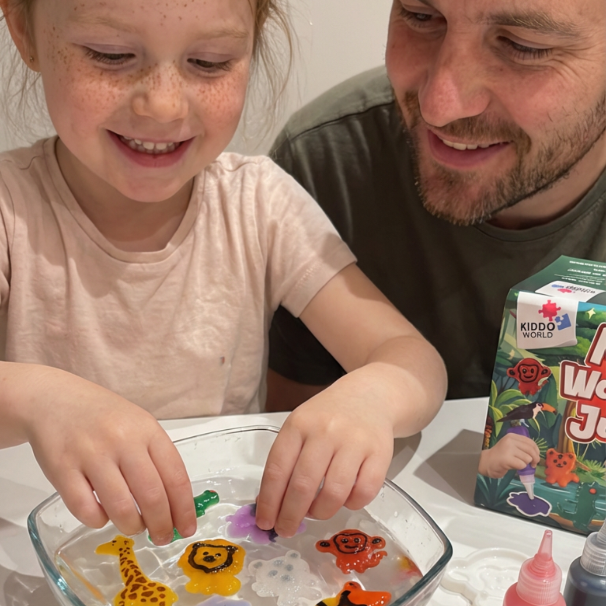 Kouzelný tropický svět s třpytkami