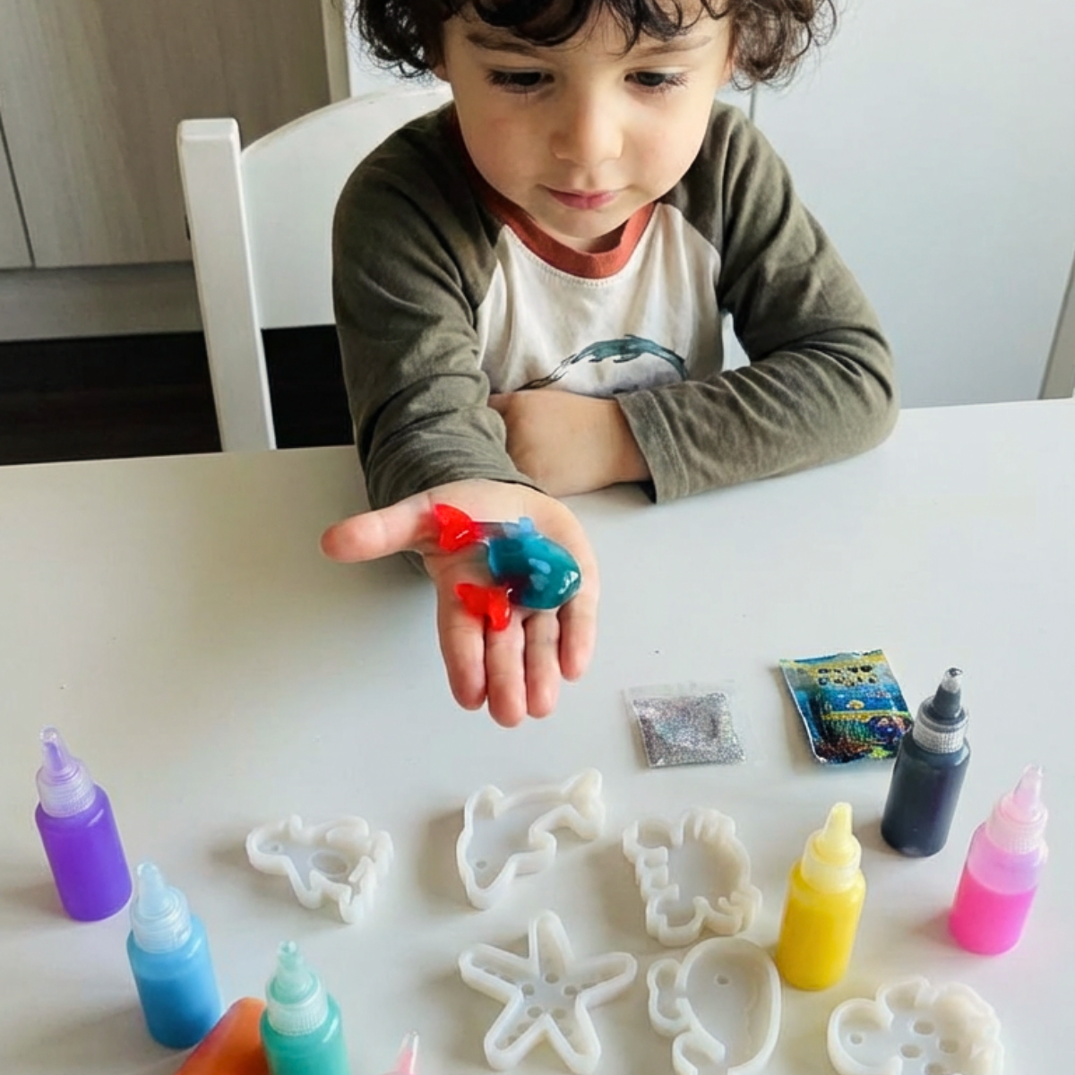 Kouzelná vodní skřítci s TŘPYTKAMI | Mořský svět | 8 barev | pro děti 3+