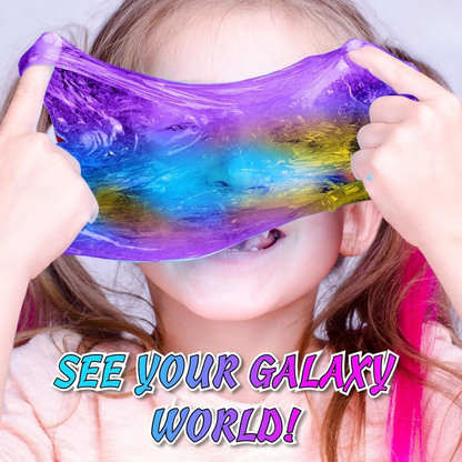 Galaxy Slime Kit | Vytvoř si svou slizkou galaxii | pro děti 4+