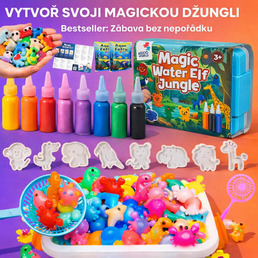 Kouzelní vodní skřítci, Zvířátka v džungli, 8 barev + 8 formiček