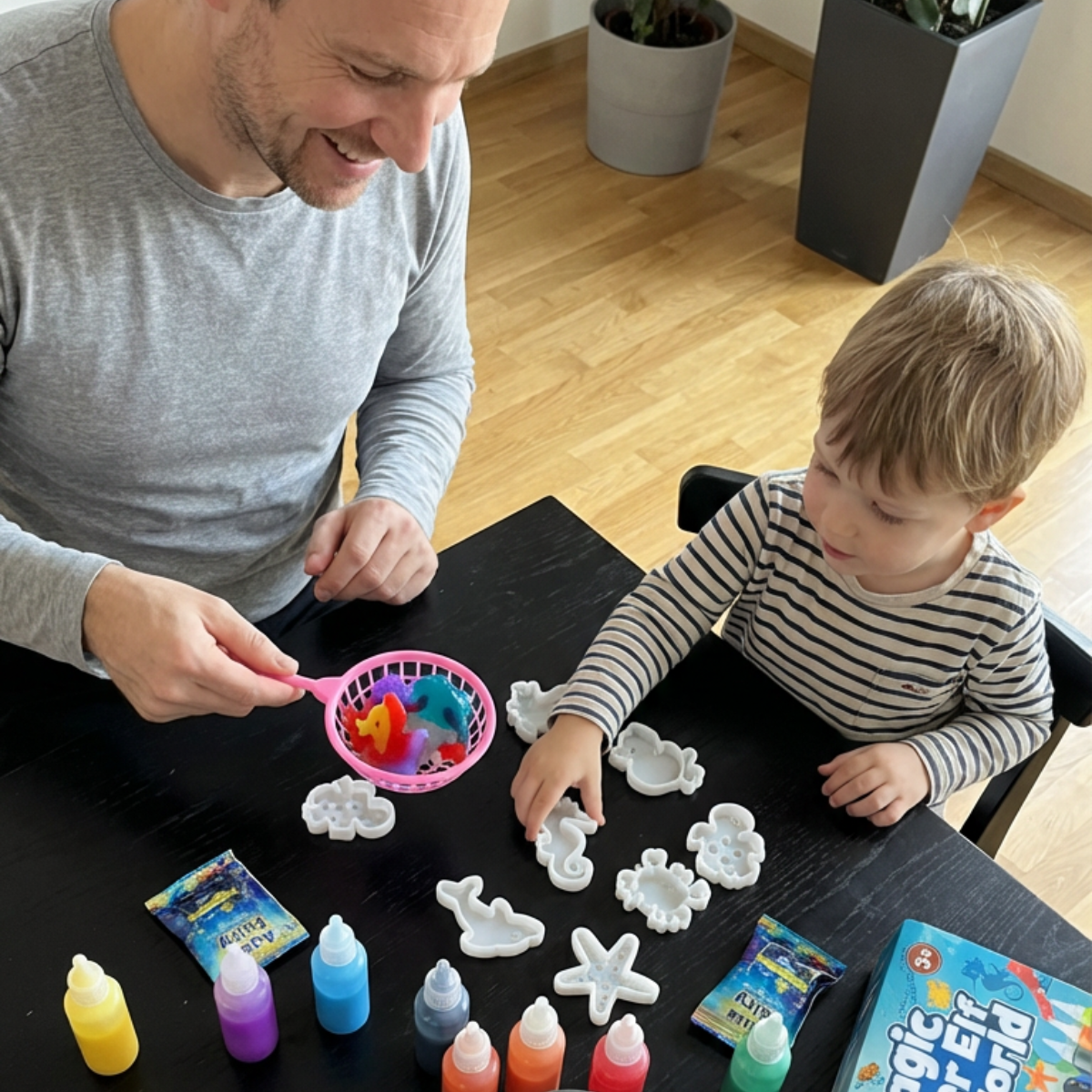 Kouzelná vodní skřítci s TŘPYTKAMI | Mořský svět | 8 barev | pro děti 3+