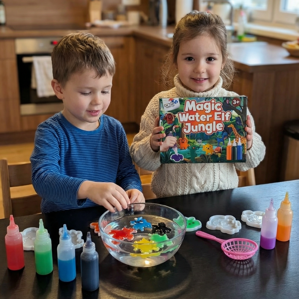 Kouzelný tropický svět s třpytkami