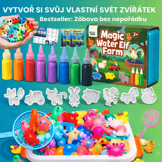 Kouzelní vodní skřítci, Zvířátka z farmy, 8 barev a 8 formiček