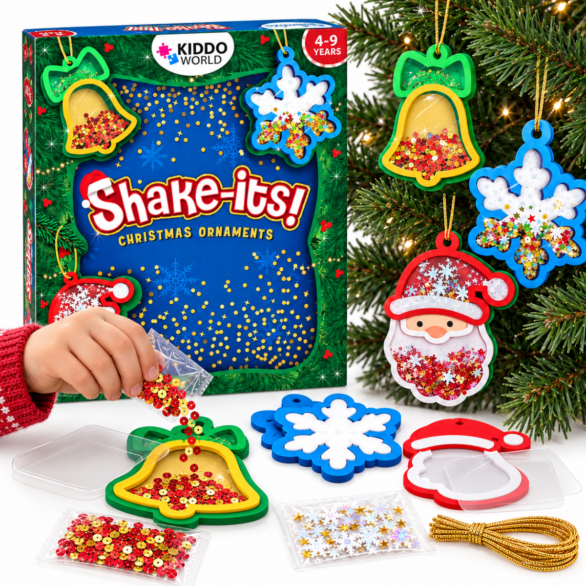 Shake-Its – Kreativní sada na výrobu vánočních ozdob (4+ let)