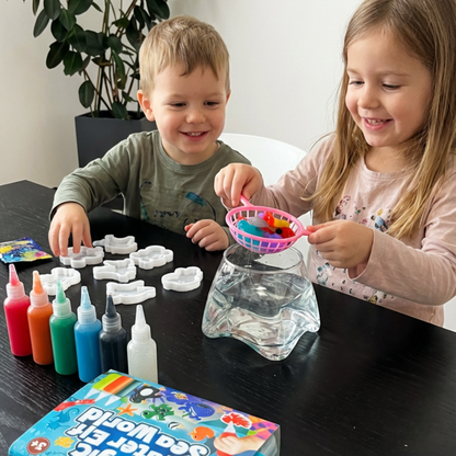 Kouzelná vodní skřítci s TŘPYTKAMI | Mořský svět | 8 barev | pro děti 3+