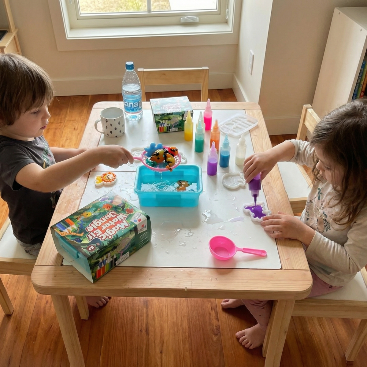 Kouzelný tropický svět s třpytkami