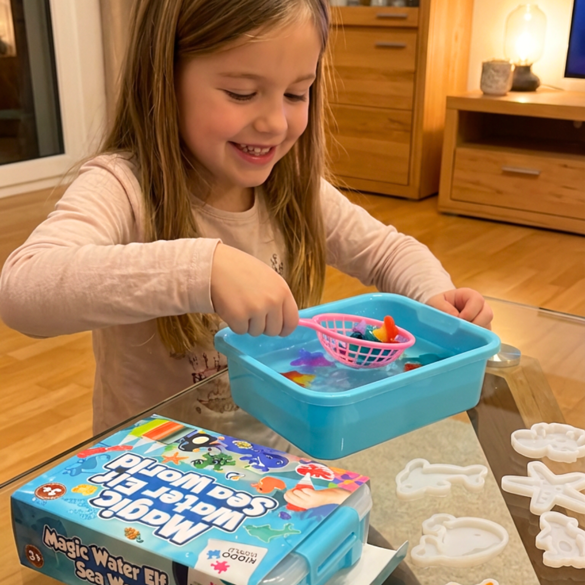 Kouzelná vodní skřítci s TŘPYTKAMI | Mořský svět | 8 barev | pro děti 3+