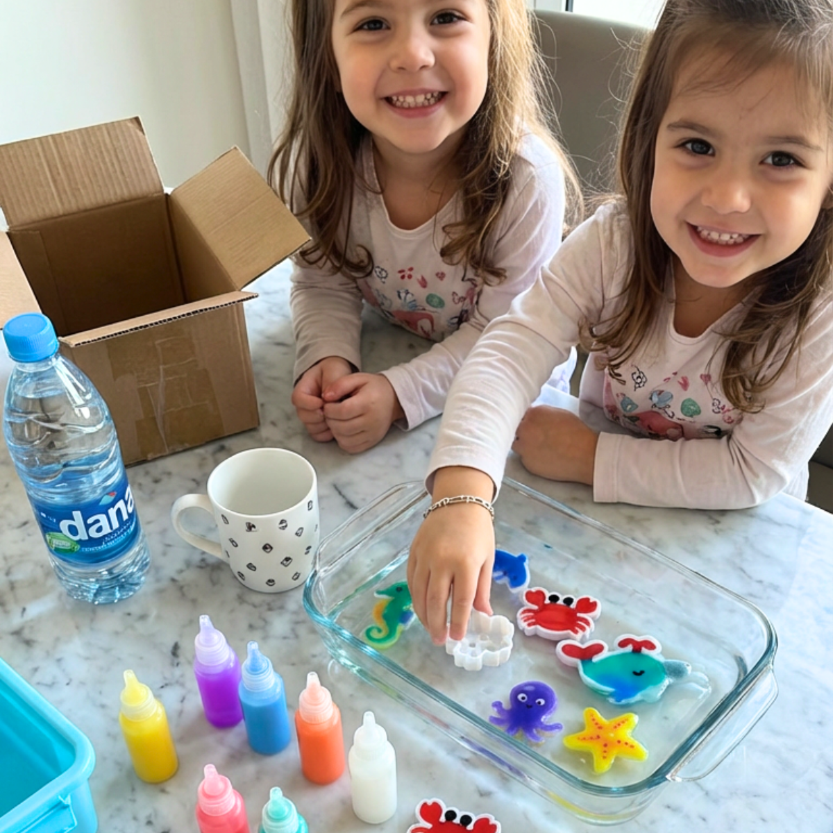 Kouzelná vodní skřítci s TŘPYTKAMI | Mořský svět | 8 barev | pro děti 3+