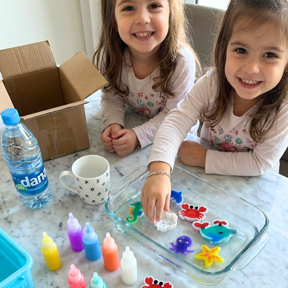 Kouzelná vodní skřítci s TŘPYTKAMI | Mořský svět | 8 barev | pro děti 3+