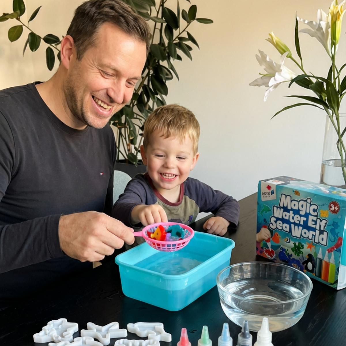 Kouzelná vodní skřítci s TŘPYTKAMI | Mořský svět | 8 barev | pro děti 3+