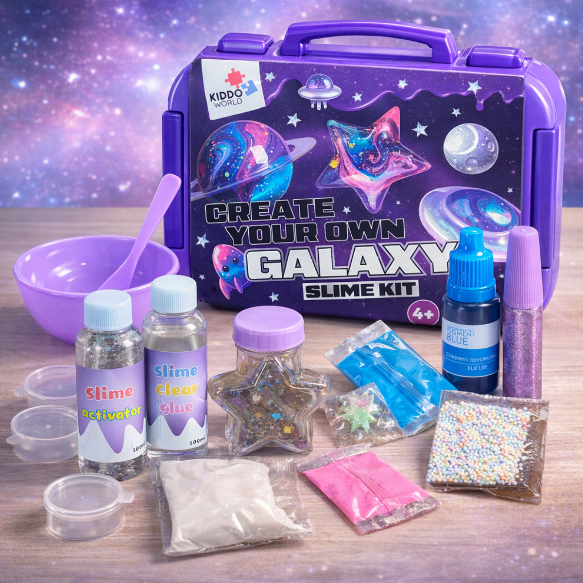 Galaxy Slime Kit | Vytvoř si svou slizkou galaxii | pro děti 4+