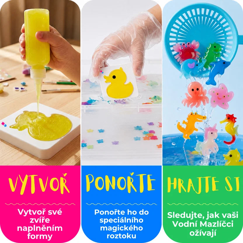 Balíček Topseller: Pom Pom sada a Magic Water Squishies, obrázek 5
