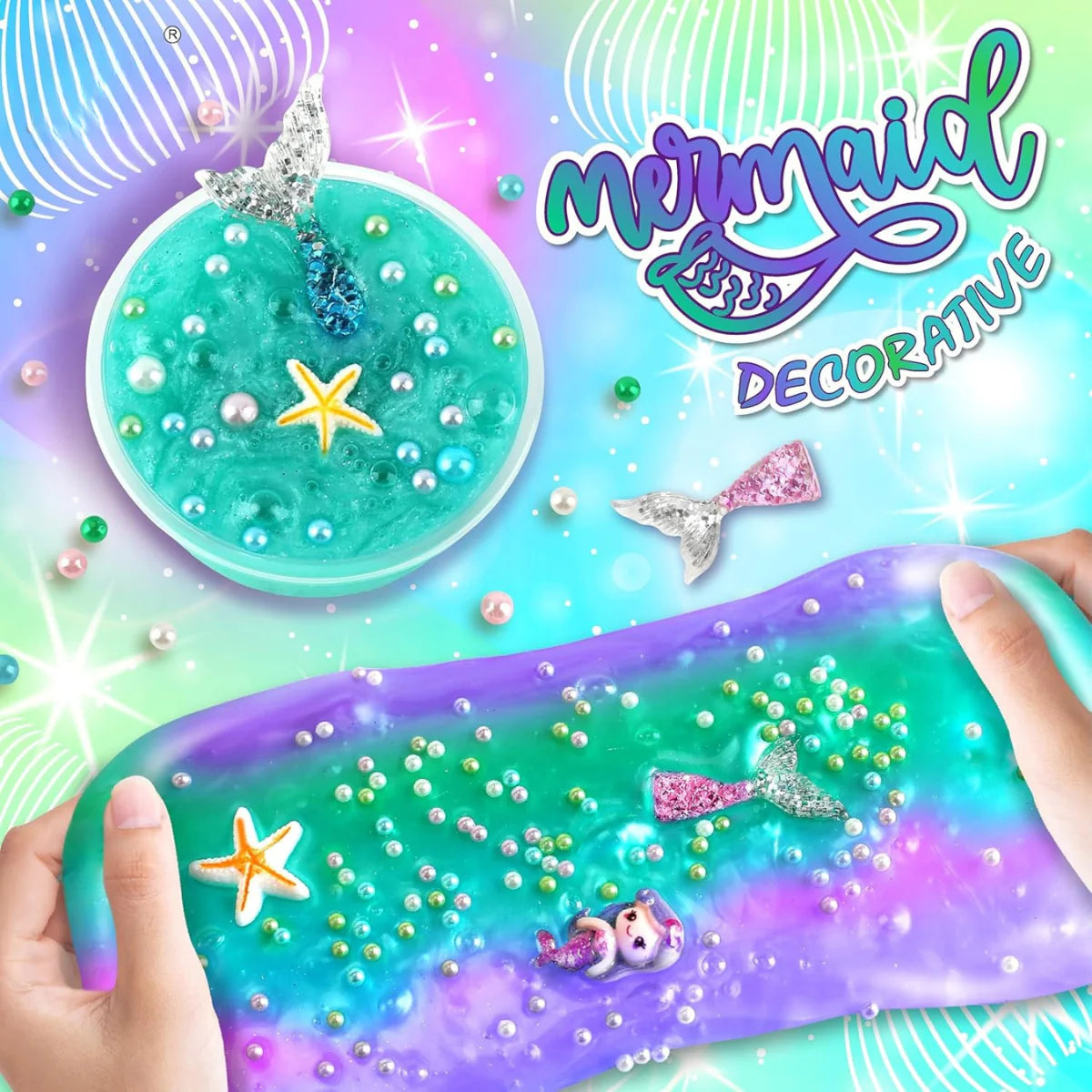 Slime sada 3 v 1 – Galaxy, Ice Cream a Mermaid Ocean Slime! (4+ roky)