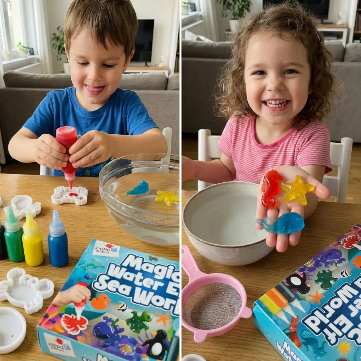 Magic Water Squishies – Mořský svět (3+ roky)