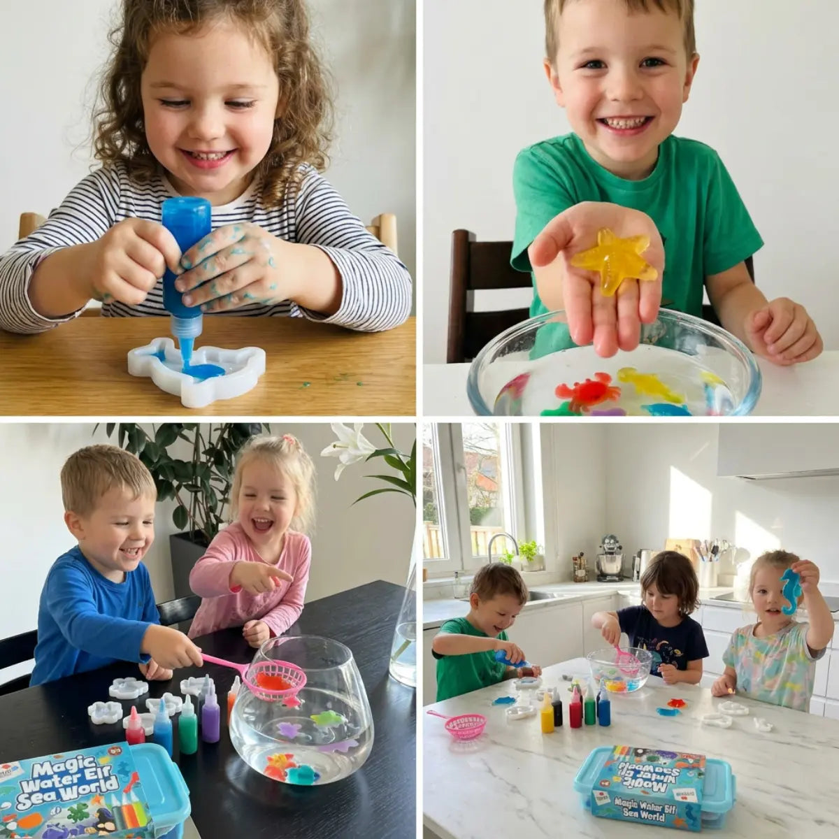 Magic Water Squishies – Mořský svět (3+ roky)