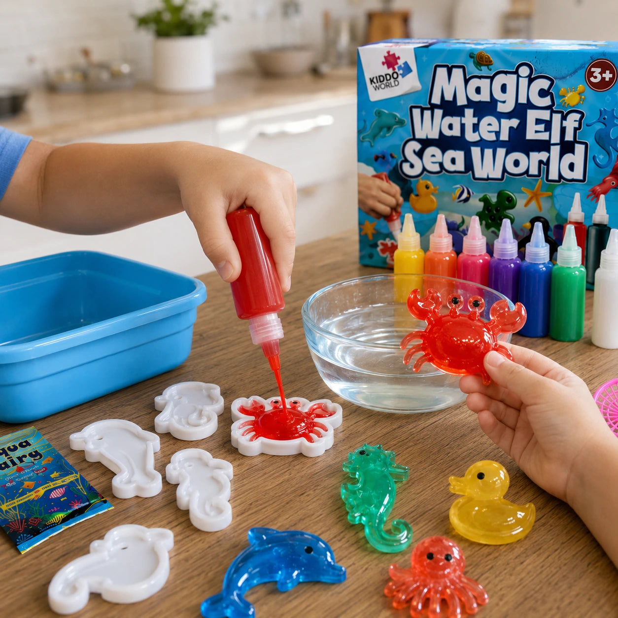 Magic Water Squishies – Mořský svět (3+ roky)
