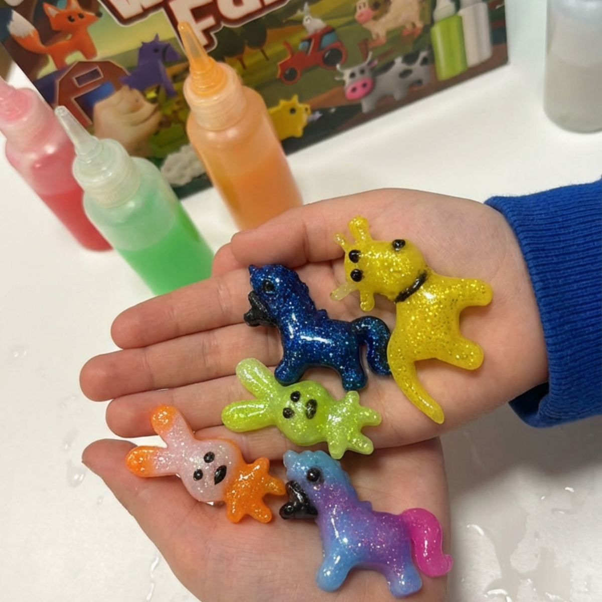 Kouzelná vodní skřítci s TŘPYTKAMI | Farma | 8 barev | pro děti od 3 let