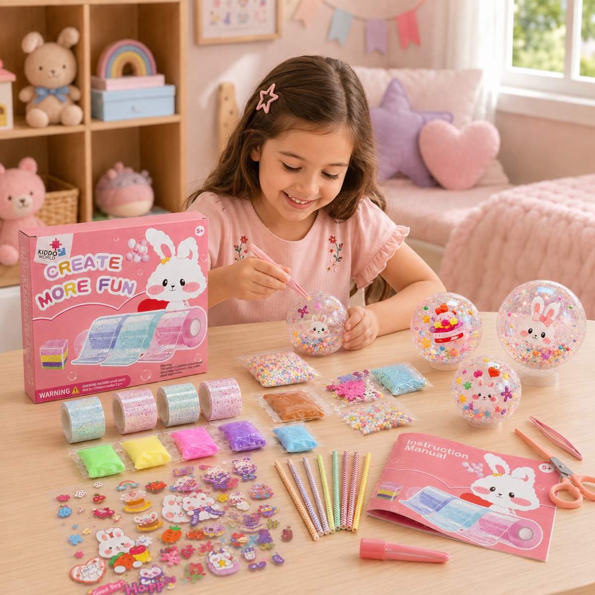 41dílná DIY sada Bubble Squishies (4+ let)