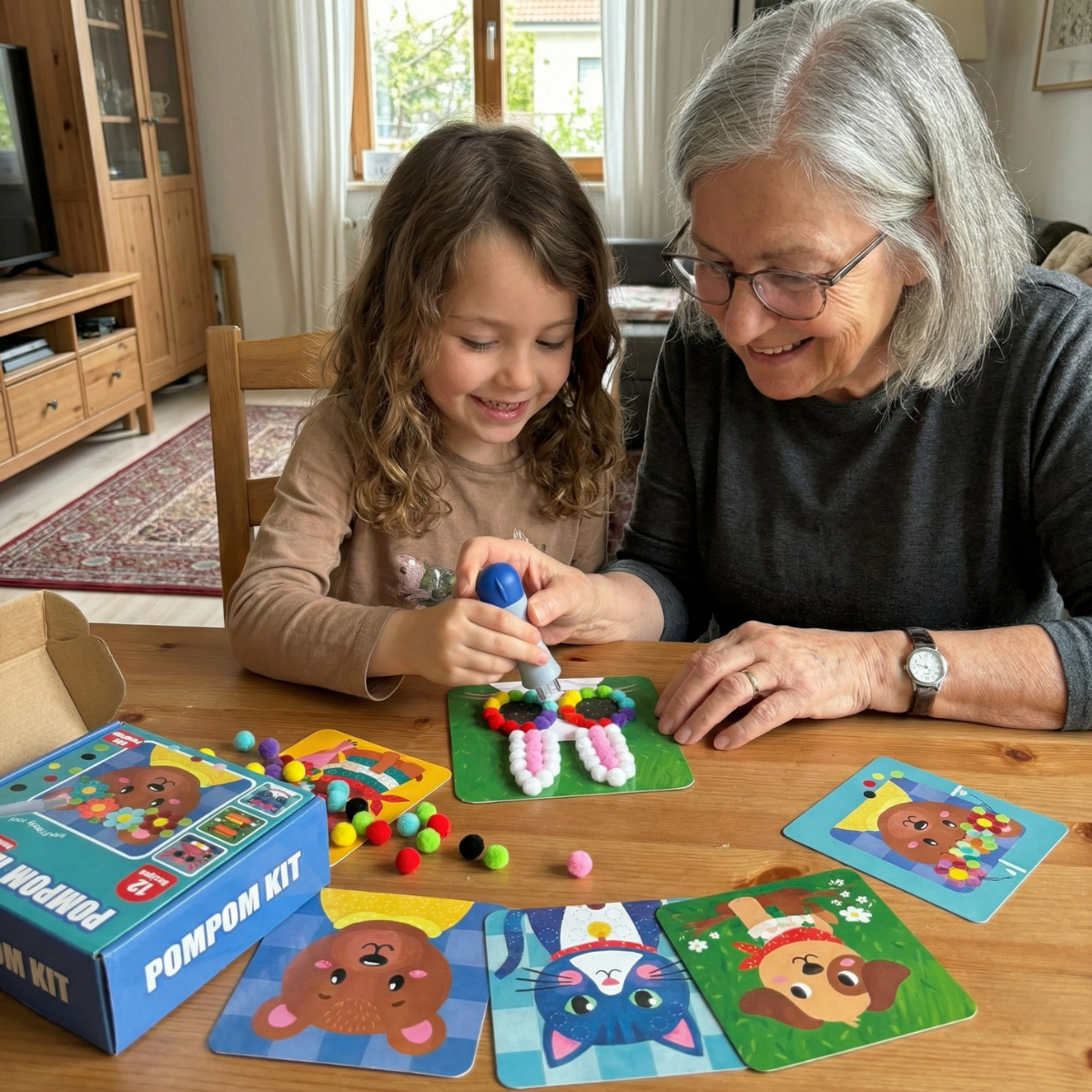 BALÍČEK TOPSELLER: Magic Water Squishies & Pom Pom Kit