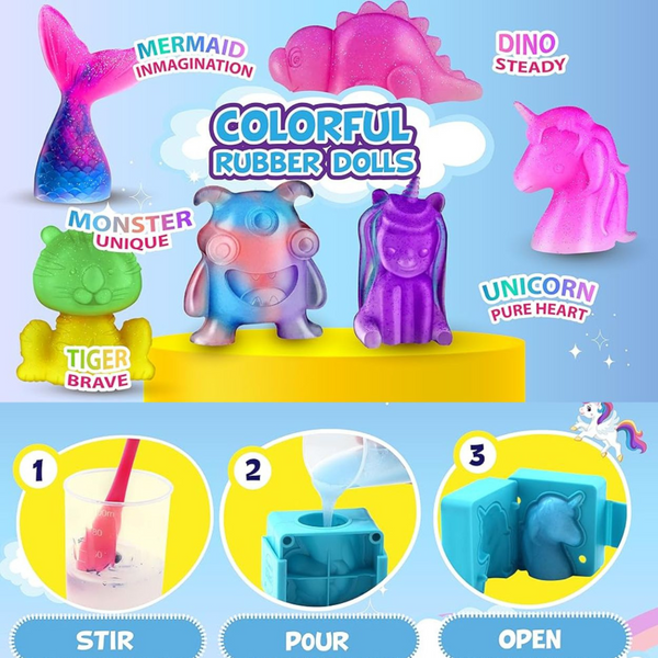 Kreativní DIY sada Squishy figurek (6+ roky)