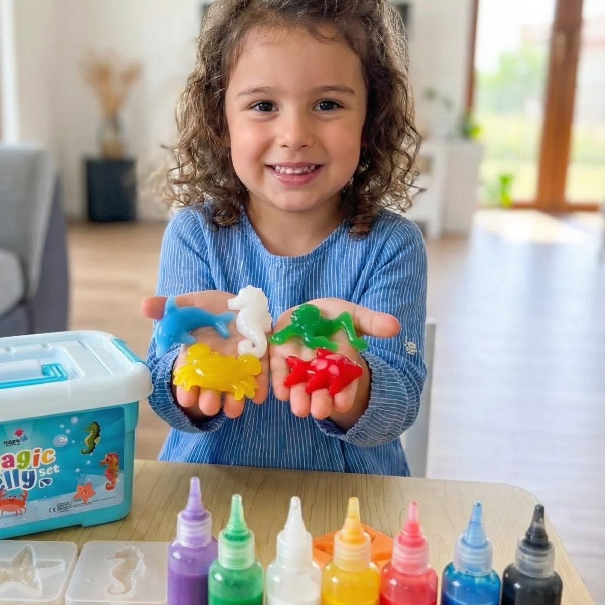 Kouzelná vodní skřítci s TŘPYTKAMI | Mořský svět | 8 barev | pro děti 3+