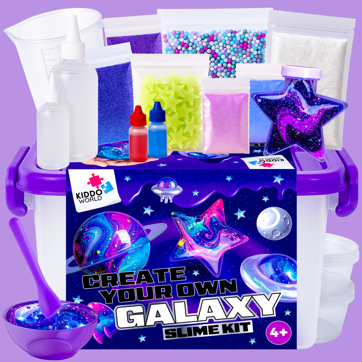 Galaxy Slime Kit | Vytvoř si svou slizkou galaxii | pro děti 4+