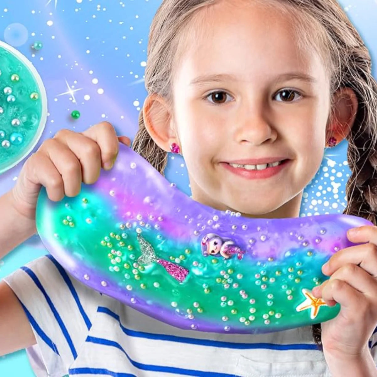Slime sada 3 v 1 – Galaxy, Ice Cream a Mermaid Ocean Slime! (4+ roky)
