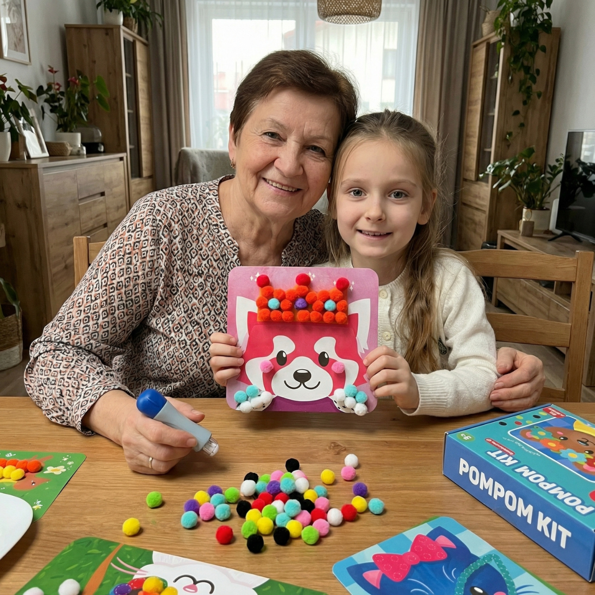 ULTIMÁTNÍ KREATIVNÍ BALÍČEK: Pom Pom Kit, Tufting Kit & Foil Fun Princezny
