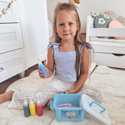 Kouzelná vodní stvoření s TŘPYTKAMI | Mořský svět | 4, 8 a 12 barev | pro děti 3+