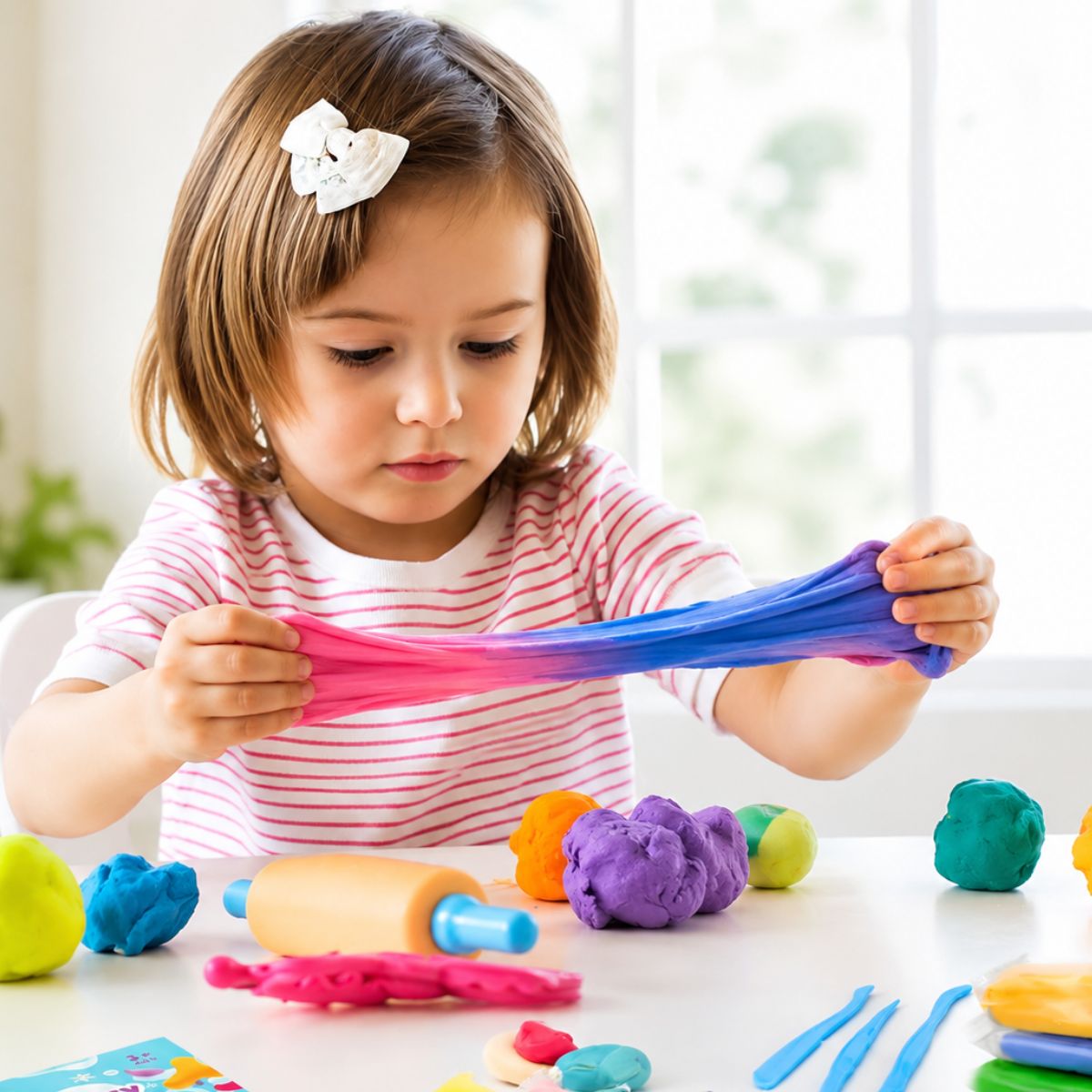 64-dílná DIY sada Squishy Clay (4+ let)