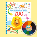 ZOO – Omalovánka, kterou vybarvíš prstíky (44 stran, od 1 roku)